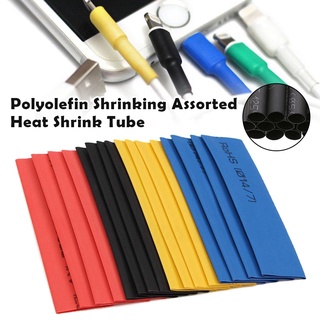 Multicolor/Black Polyolefin Shrinking Assorted Heat Shrink Tube Wire Cable Insulated Sleeving Heat Shrink Tubing Set