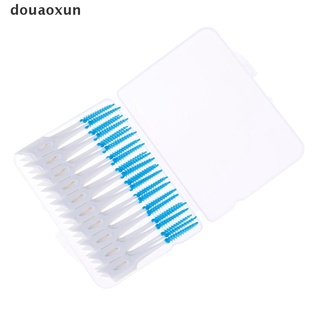 douaoxun 40 unids/caja push-pull cepillo interdental 0,7 mm goma ortodoncia cepillo de alambre cuidado oral mx (1)