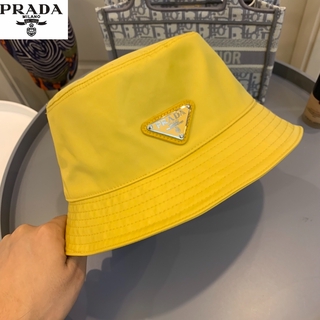 ¡listo Stock! PRADA la nueva moda protección solar Topi: gorra completa 100% fibra de poliéster, tela de alta resistencia, sombrero de lavabo para niña, bolsa de polvo (1)