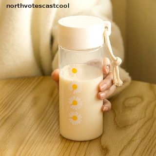 northvotescastcool 500ml margarita botellas de agua libre de bpa de viaje taza de té botella de agua portátil cuerda nvcc