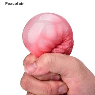 [pea] juguetes antiestrés fidget novedad squishy cerebro juguete exprimible aliviar la bola de estrés.