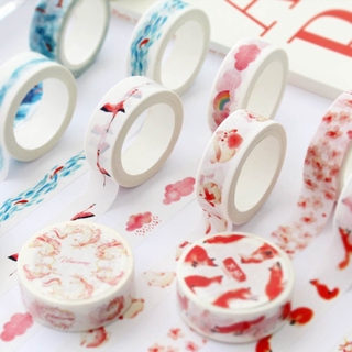 7M rosa Washi cinta DIY decorativo papel pegatinas álbum dividir cintas de enmascaramiento