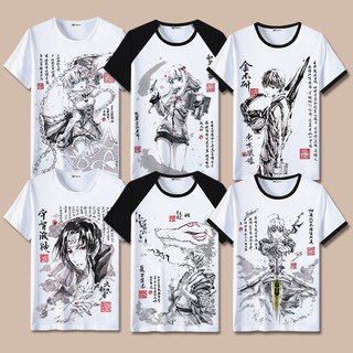 Natsume Amigo Cuenta ghoul Destino Tinta Dos yuan Ropa anime Alrededor De Los Hombres Y Las Mujeres Camiseta De Manga Corta