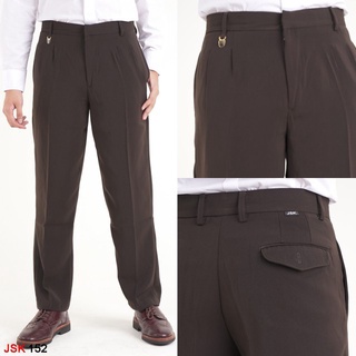 Cool pantalones de los hombres (2838) Regular oficina Material de algodón no Strech Chocolate 29 niño pantalones T4W2