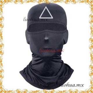 Cosplay Mask For Squid Game Villain Role Play Props Round Six Uniform(*^__^*)]