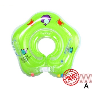 anillo de cuello recién nacido de seguridad anillo de natación inflable cojines de piscina anillo infantil círculo flotante k6f0
