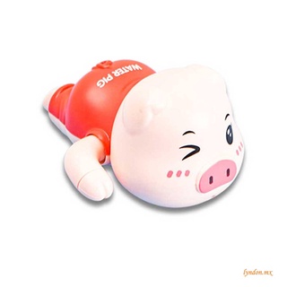 LAA8-Baby Bath Toys, Cute Swimming Pigs Wind Up Bathtub Floating Sensory Toys (8)
