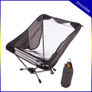 ultraligero plegable silla de camping, portátil compacto para campamento al aire libre, viajes, playa, picnic, festival, senderismo,