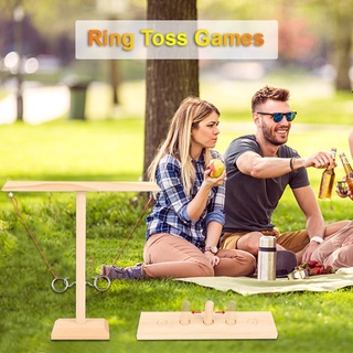 aborad Ring Throwing Game Battle Outdoor Table Ring, Toss Drinking Game Ring Head to Head Courtyard Game for Home Bar Party aborad