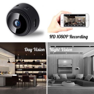 【Promoción】 1080P HD A9 Mini Wifi Cámara oculta Cámara de seguridad Soporte para tarjeta Tf 【BLACKJACK】 (5)