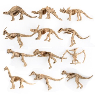 ELLSWORTH Creative dinosaurios esqueleto simulación miniaturas modelo de juguete fiesta de acción Mini lindo decoración del hogar modelo conjunto de figuritas (8)