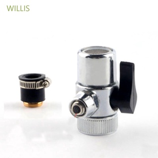 Willis tubo tubo conector de conmutación desviador de una sola corte de la válvula purificador de agua filtro de agua accesorios 9.5 mm 3/8" grifo de aleación accesorios adaptador