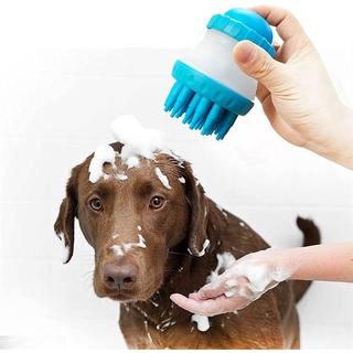Cepillo para Bañar Mascotas De Cualquier Tamaño y Raza, Masajeador de Silicon