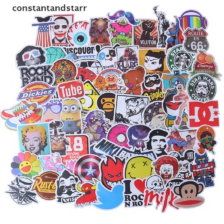[Constantandstarr] 100Pcs Cartoon Graffiti Stickers Skateboard Laptop Luggage Guitar Car Bomb Decal CONDH
