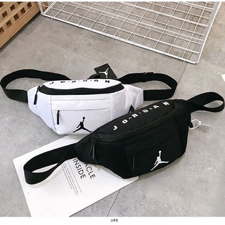 en stock jordan bolsa de cintura deportes al aire libre impreso pecho bolsa de mensajero 35 * 13 * 9 cm