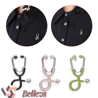 BELLEZA Creative Enamel Pin Cute Coat Lapel Badge Stethoscope Brooches Men Women Fashion Cartoon Medical Jewelry Doctor Nurse Gift/Multicolor