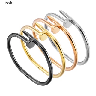 rok Cartier - pulsera de uñas para mujer, diseño de amor, joyería, brazalete abierto, regalo.