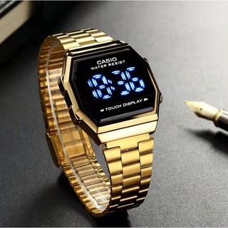 Casio Touch Watch impermeable Unisex Digital reloj LED deportes Unisex hombres mujeres Jam Tangan kasut Wanita tornillo conductor gafas de sol llavero destornillador doble cabeza para reparación de relojes (2)