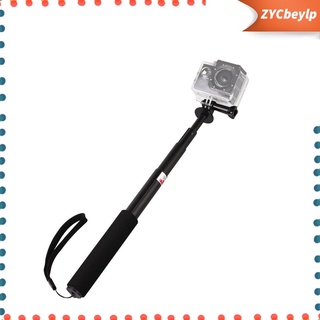Handheld Extendable Camera Selfie Stick, w/ Sponge Hand Grip Extension Monopod Pole w/ Wrist Strap Portable Lightweight (5)