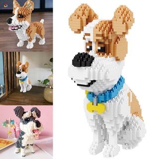 Puzzle Dog Friend Build Your Own Pet With Pet Bricks Kit Mini Dog Building Blocks Pet Building Toy Bricks