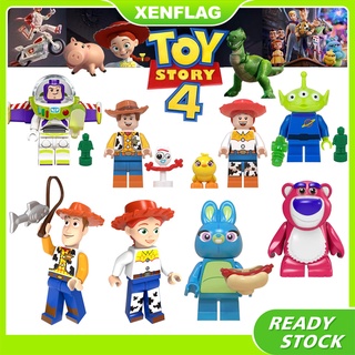 Brinquedo LEGO Toy Story Woody Jessie Alien Bulleye Minifiguras y juguetes de bloques de construcción
