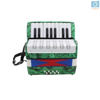 mini acordeón infantil educativo/instrumento musical pequeño 17-key 8 bajos para niños/principiantes/regalo de navidad