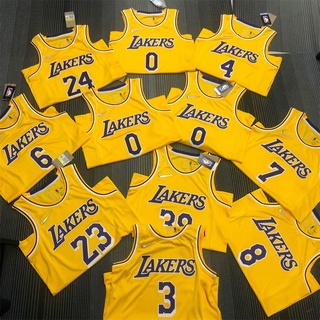 Los Angeles Lakers 75 Aniversario Amarillo Baloncesto Jersey