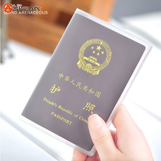 Cubierta transparente del pasaporte