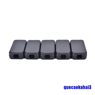 5pcs plástico eléctrico negro impermeable caso proyecto caja de unión 40*20*11mm