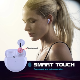 audífonos bluetooth inalámbricos Inpods J6 Pro 6 TWS Bluetooth 5.1 con micrófono táctil para y Android (3)