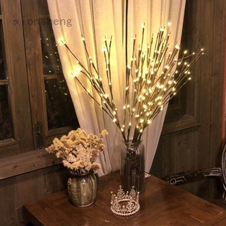 Xionsheng Fupengrui Yayuanfeng última lámpara de rama de árbol de sauce Led luces florales 20 bombillas hogar fiesta de navidad decoración de jardín
