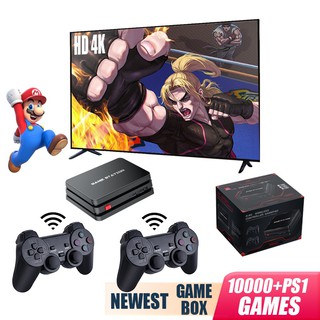 PLAYSTATION Consola de juegos de 10000 y PS1/consola de videojuegos familiar compatible con Gamepad Gamestick HDMI para juegos de TV 4K