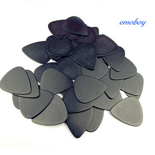 emoboy 10 piezas accesorios musicales negro celuloide 0.5mm guitarra púas Plectrums