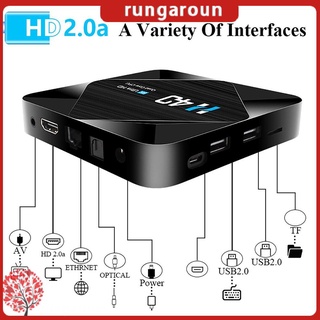 [w20] Caja de Tv inteligente H40 2GB RAM 16GB ROM 6K Video H.265 3D G 5GHz Wifi Tv Box