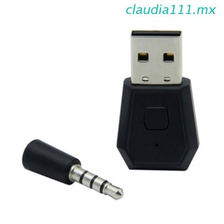 claudia111 adaptador usb bluetooth compatible transmisor para ps4/delgado/pro bluetooth compatible 4.0 auriculares receptor auriculares (1)