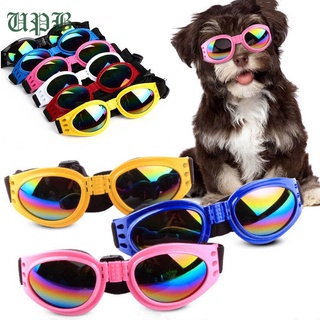 Lentes de sol para mascotas/perros/gafas de sol UV plegables/lentes de plástico para desgaste de ojos/protección