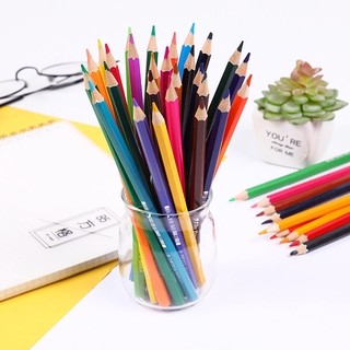 24 lápices profesionales de Color al óleo lápices de lápices de madera suave acuarela lápiz para escuela dibujar boceto artículos de arte