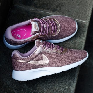 Nike TANJUN púrpura METALIC oro rosa ORIGINAL BNWB, gimnasio zapatos de las mujeres aeróbica zapatos (1)