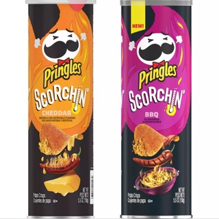 Pringles Scorchin 'barbacoa y Cheddar