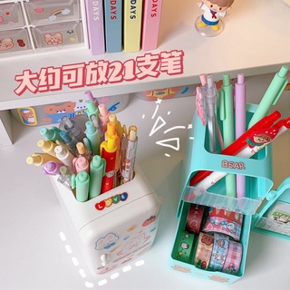 <24h delivery> w&g creative pen contenedor de escritorio contenedor de almacenamiento de moda dulce multifuncional (4)