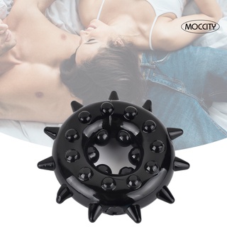 moccity Time-delay anillo forma de copo de nieve Flexible TPE adultos juguete sexual para hombres
