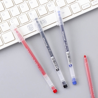 2Pcs Gel Pens 0.5mm Black/red/blue Ink Color Pen School Office Stationery Supplies