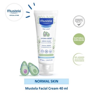 Mustela Hydra Bebe crema Facial 40 ml/ Mustela Baby crema Facial