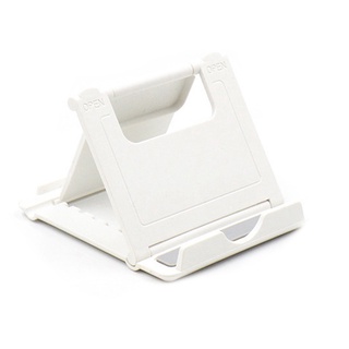 Tablet Stand Desktop Support Portable Double Folding Stand Suitable for iPhone iPad Samsung Huawei Tablet Stand White