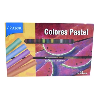 Colores Pastel Azor 36 Barras Profesionales De Colores