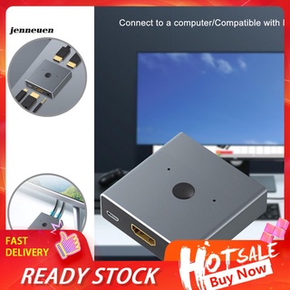 je adaptador de interruptor compatible con hdmi compacto 1 en 2 salidas portátil compatible con hdmi adaptador de interruptor 4k hdtv