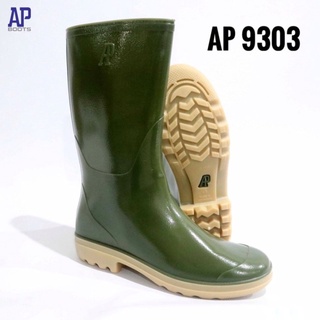 AP BOOTS Ap 9303 Jumbo verde botas AP botas verdes zapatos de goma