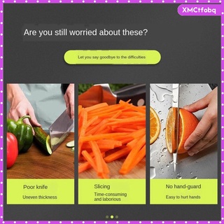 [listo Stock] picador de verduras cortador de dados, 13 en 1 cebolla Chopper mandolina cortador con 8 cuchillas, cortador de alimentos Manual Veggie rallador, (2)
