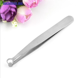 (caiitop)1pc Universal Nose Hair Trimming Tweezers Stainless Steel Eyebrow Nose Hair Cut