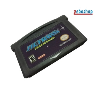 zebo - tarjeta portátil para consolas gba, versión estadounidense, metroid zero mission (3)